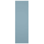 18"W x 71"H True Fit PVC Center Circle Arts & Crafts Fixed Mount Shutters, Peaceful Blue (Per Pair - Hardware Not Included)