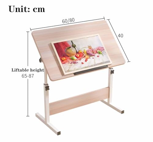 Adjustable Extra Large Drawing Table for Artists – Tiltable Art Desk for Studio Craft Projects Perfect for Painting Sketching and Creative Work