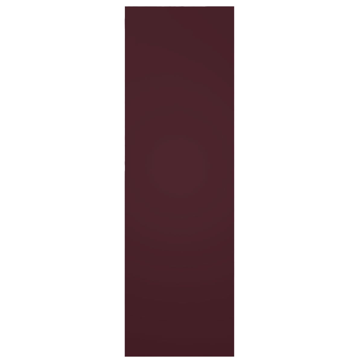 15"W x 74"H True Fit PVC Center Circle Arts & Crafts Fixed Mount Shutters, Wine Red (Per Pair - Hardware Not Included)