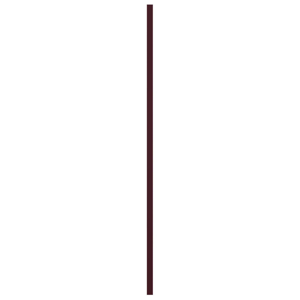 15"W x 74"H True Fit PVC Center Circle Arts & Crafts Fixed Mount Shutters, Wine Red (Per Pair - Hardware Not Included)