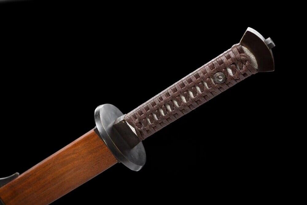 Yanling Dao Sword Chinese Martial Arts Knife T10Steel Blade Sharp Copper Fitting Crafted for Battle: Razor Sharp Blade Katana Sword, Handmade and Battle Ready