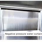 Waterfall Spray Booth for Airbrushing - 5500K LED Lighting, Water-Based Filtration, 40x50x40cm Craft Table for Model Painting, Art Projects, and DIY Crafts.