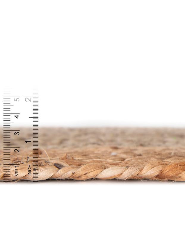 9' x 12' Jute Runner Rug | Inner Gray Crafted Setting Warm