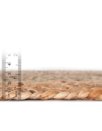 9' x 12' Jute Runner Rug | Inner Gray Crafted Setting Warm