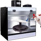 Airbrush Spray Booth with Led Lights & Exhaust,58cm Craft Table for Model Painting,Art Projects and Hobbyists Ideal for Art Projects & Hobbyists (22.8in Long)