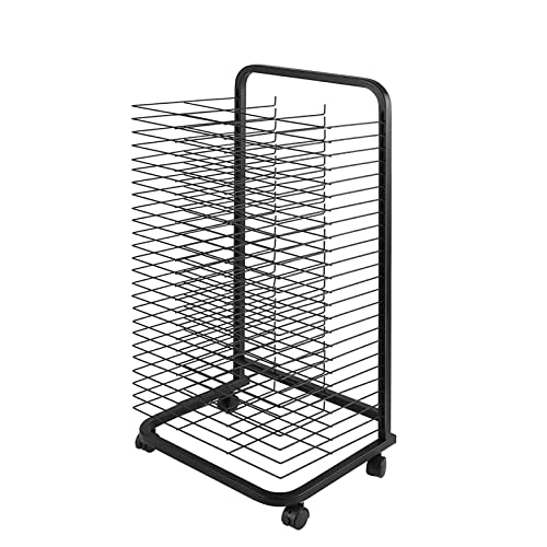 Wire Art Drying Rack, Flexible Shelf Mobile Cart for Classroom Painting Crafts Artwork Canvas Storage, 3 Sizes/20 Shelves,35 Shelves