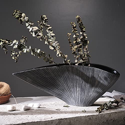 Abstract Art Ceramic Vase Decoration Simple Creative Crafts Home Decorations Dried Flowers (Ls)