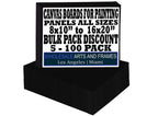 White Canvas Panels 24x36 50 PackProfessional Cotton Artist Quality Acid Free Primed Canvas Boards for Acrylic, Oil and Wet or Dry Art Media for Crafts and Projects by WholesaleArtsFrames-com