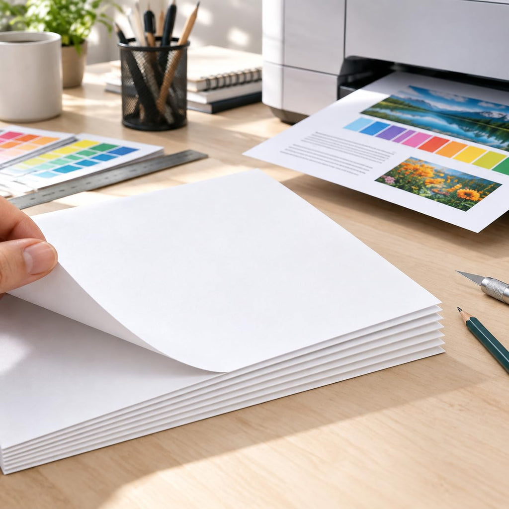 White Cardstock Paper, Art Craft Paper, Full Sheet 300G/5 sheets