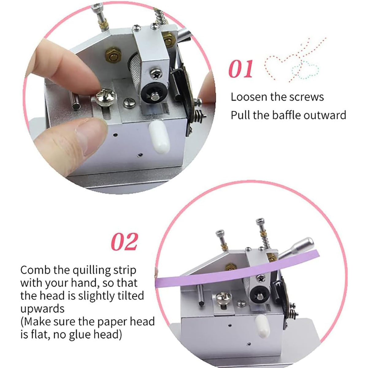 Adjustable Manual Quilling Frinr Machine - 3D Handmade Paper Cutting Tool for Crafts, Customizable Tassel Length & Width, Perfect for DIY Projects and Art Enthusiasts