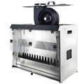 Airbrush Spray Booth with Waterfall Spray, Touch Control, Dual Filtration, 2200 L/H Flow, 3 LED Lights, Airflow Suction 1480m³/H for DIY Art Crafts Model Making