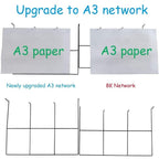 Art Drying Rack with Locking Wheels - Functal Versatile Canvas Rack for Paint Drying, Classroom Art Storage, Adjustable Shelves for Crafts - 3