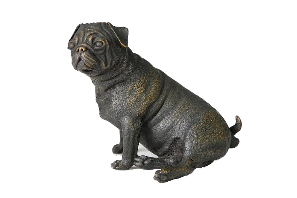 Statue Metal Crafts Dogs Art Bronze Sculpture Small Size Animal Dogs Bronze Statue TPY-800