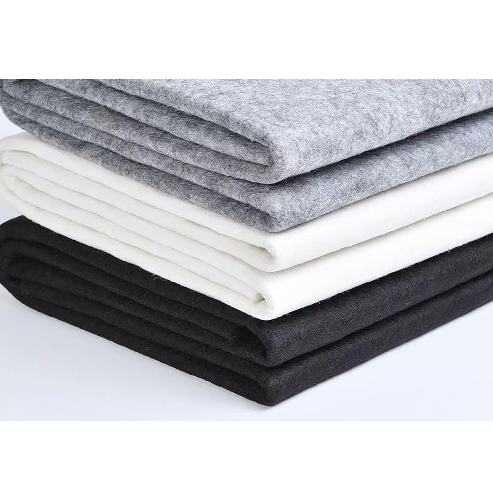 Wool Fiber Felt Pad, 5mm Thick Table Mat for Painting, Calligraphy, 1PC