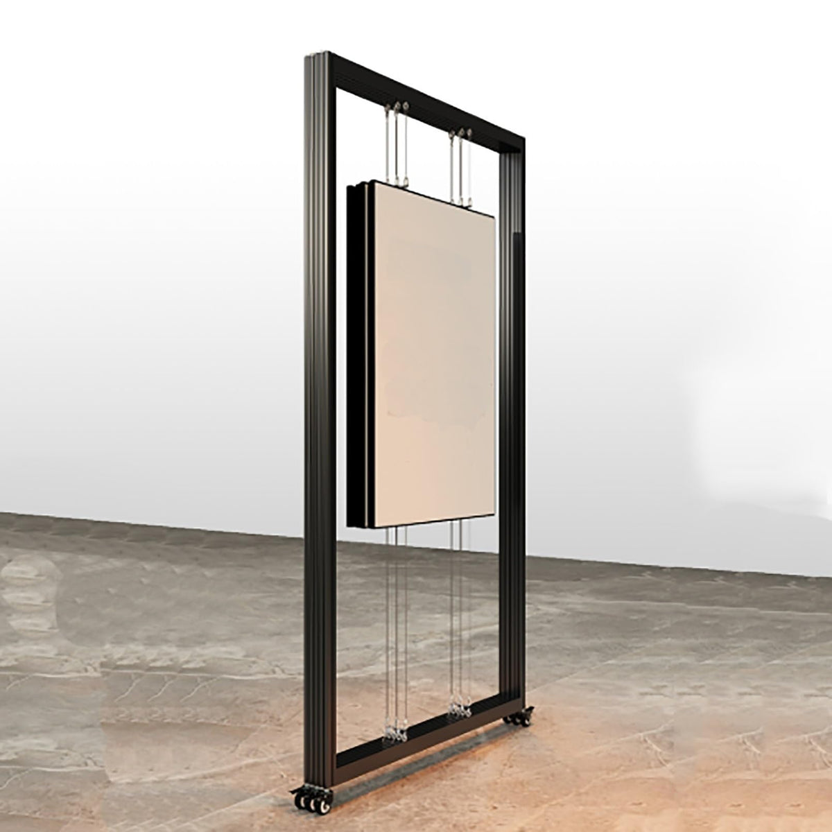 SARKEY Display Rack for Painting Exhibition, Movable Folding Advertising Shelf, Freestanding Gallery Display Board, Painting Show Stand, for Art Gallery, Craft Fair, Booth(5pcs,100x250cm/39.4x98.4in)