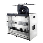 Waterfall Spray Booth for Airbrush, Touch Control & Dual Filtration, 2200 L/H Flow, 3 LED Lights, Max Airflow 1480m³/H, Ideal for DIY Art, Crafts & Models