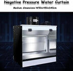 Airbrush Spray Booth with Fans & Led Lights, Portable Craft Painting Booth for Models, T-Shirts, and Art Projects, Ventilation Air Brush Station with Adjustable Lighting 50x50x40cm