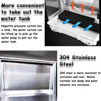 Airbrush Spray Booth with Fans & Led Lights, Portable Craft Painting Booth for Models, T-Shirts, and Art Projects, Ventilation Air Brush Station with Adjustable Lighting 50x50x40cm