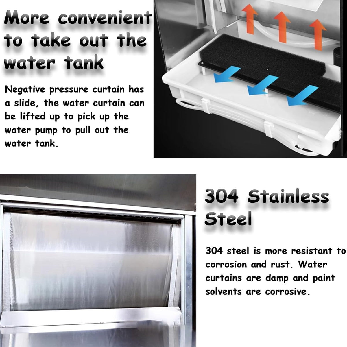 Airbrush Spray Booth with Fans & Led Lights, Portable Craft Painting Booth for Models, T-Shirts, and Art Projects, Ventilation Air Brush Station with Adjustable Lighting 50x50x40cm