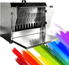 Spray Booth With Waterfall, Intelligent Water Curtain Paint Spray Booth，With Touch Control & Dual Filtration, 2200 L/H Flow & 3 Led Lights, Airflow Suction Max 1480m³/H For DIY Art, Crafts, Model