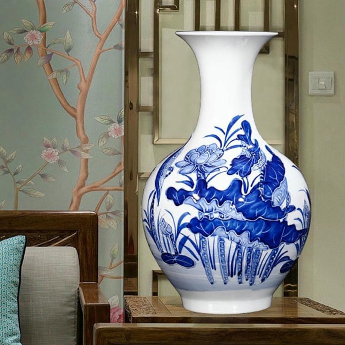 Vase Office Ceramic Vase Living Room Home Decoration Arts and Crafts Decoration,