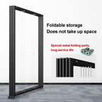SARKEY Freestanding Display Racks, Folding Painting Exhibition Shelf, Movable Metal Advertising Stand, Publicity Work Holder, for Art Gallery, Craft Fair, Booth(8pcs,60x150cm/23.6x59in)