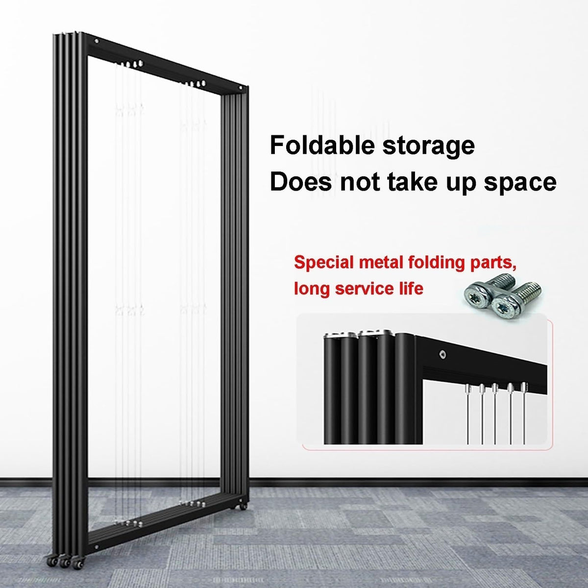 SARKEY Freestanding Display Racks, Folding Painting Exhibition Shelf, Movable Metal Advertising Stand, Publicity Work Holder, for Art Gallery, Craft Fair, Booth(5pcs,80x180cm/31.5x70.8in)