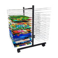 Art Drying Rack for Classroom Painting Crafts, A3, 8K Canvas Board Hanger - Art Shelf Storage Rack with Wheels, Perfect for Education School and Art Club Shelves,