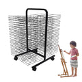 All-Steel Double-Sided Art Drying Rack, 50 Shelves - Versatile Paper Drying Rack for Home, Classroom & Schools – Perfect for Paintings, Drawings & Crafts (26 Layers)
