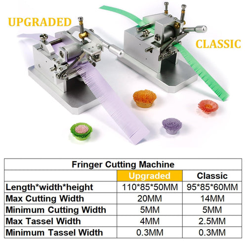 Adjustable Manual Quilling Frinr Machine - 3D Handmade Paper Cutting Tool for Crafts, Customizable Tassel Length & Width, Perfect for DIY Projects and Art Enthusiasts