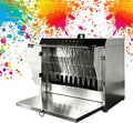 Airbrush Spray Booth With Intelligent Water Curtain, Portable Design With Touch Control & Dual Filtration, 2200 L/H Flow & 3 Led Lights, Airflow Suction Max 1480m³/H For DIY Art, Crafts, Model