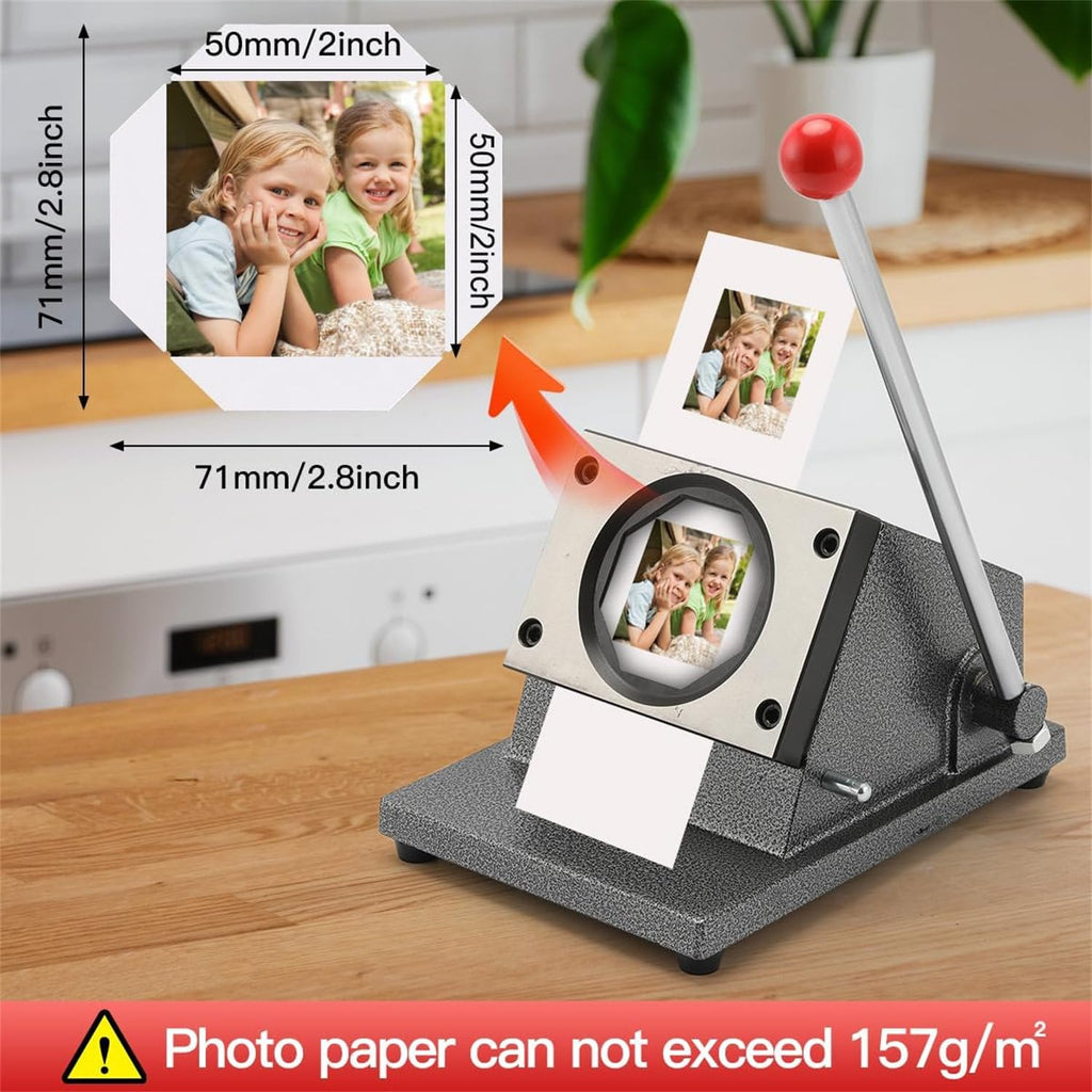 100 PCS 2.5x2.5 Inch Square Fridge Magnets - DIY Photo Magnet Kit, Craft Supplies for Custom Arts & Crafts Projects, Ideal for Home & Office Decoration