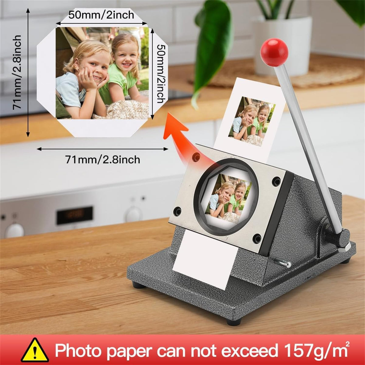 100 PCS 2.5x2.5 Inch Square Fridge Magnets - DIY Photo Magnet Kit, Craft Supplies for Custom Arts & Crafts Projects, Ideal for Home & Office Decoration