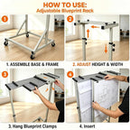 Adjuble le Ding STO Rack - Versatile Document nizer for Art Supplies, Office Files, and Craft Materials - Space-Saving Design for Home & Office Use