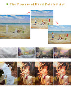 Toperfect Oil Painting Handmade $50-$2000 by College Teachers - Wall Art Decor - 15 Wall Painting on Canvas - Craftsman Selling Cases By A Teak Wood Building Ahmedabad Indian Edwin Lord Weeks -Size3