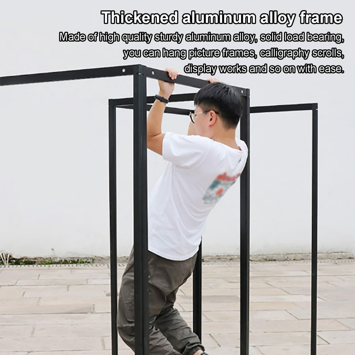 SARKEY Display Rack for Painting Exhibition, Movable Folding Advertising Shelf, Freestanding Gallery Display Board, Painting Show Stand, for Art Gallery, Craft Fair, Booth(5pcs,100x250cm/39.4x98.4in)
