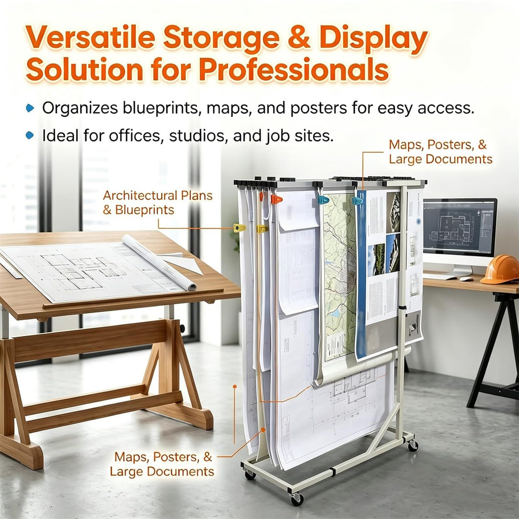 Adjuble le Ding STO Rack - Versatile Document nizer for Art Supplies, Office Files, and Craft Materials - Space-Saving Design for Home & Office Use