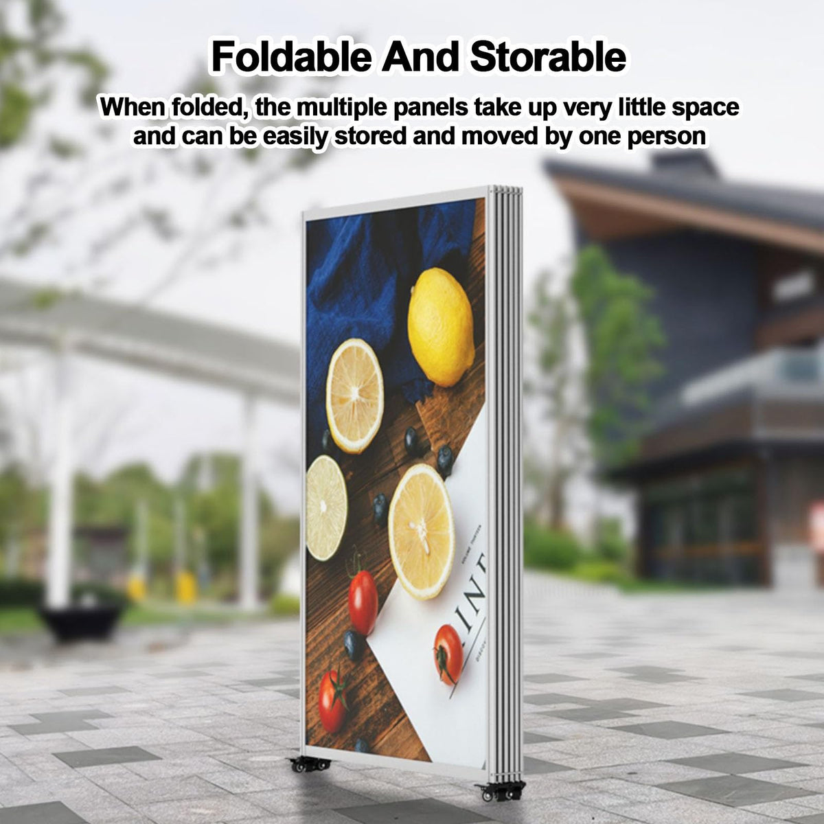 Adjustable Folding Display Rack for Art Exhibitions, Aluminum Advertising Stand, Freestanding Display Racks for Gallery, Craft Fair, Trade Show - 3pcs, 120x200cm (47.2x78.7in)