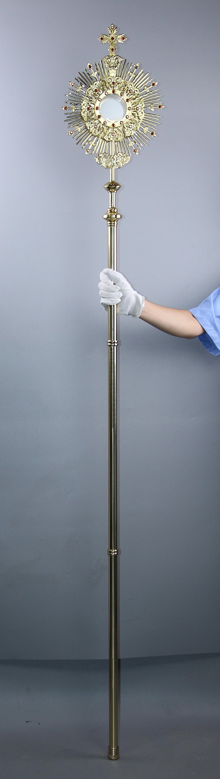 72.63" H Crosier Brass G-55-A. Our Company Have 48 Kinds of Crozier for Your Choice.