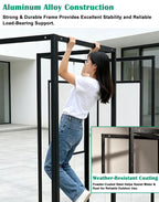 Art Show Display Panels, Mobile Folding Exhibit Screen with Hanging Cables