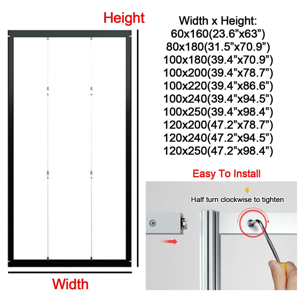 Adjustable Folding Display Rack for Art Exhibitions, Aluminum Advertising Stand, Freestanding Display Racks for Gallery, Craft Fair, Trade Show - 3pcs, 120x200cm (47.2x78.7in)