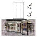 Aluminum Art Display Panels Floor Standing Art Show 64 72 80 88 96 in Tall