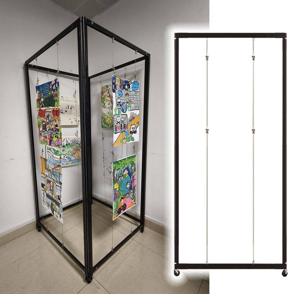 WDJBPSH Folding Artwork Display Bracket for Gallery Classrooms Craft Shows
