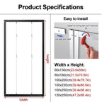 SARKEY Movable Folding Display Rack, Painting Show Stand, Poster Holder, Portable Art Publicity Display Board, Advertising Partition, for Art Gallery, Craft Fair, Booth(5pcs,100x250cm/39.4x98.4in)