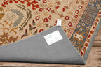 8x10 Hand Tufted Hand Made 100% Wool Arts and Craft Transitional Oriental Area Rug Beige,Blue Color