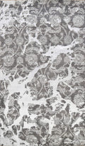 Rug Source Modern Collection 6x10 Art & Craft Area Rug, Hand Knotted Greys & Charcoal All-Over Rug, Oriental Wool & Silk Carpet for Bedroom, Living Room, Dining Room